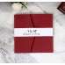 Square Slap-up Invitation Card Laser Marriage Invitations Ivory Tint Color Wholesale